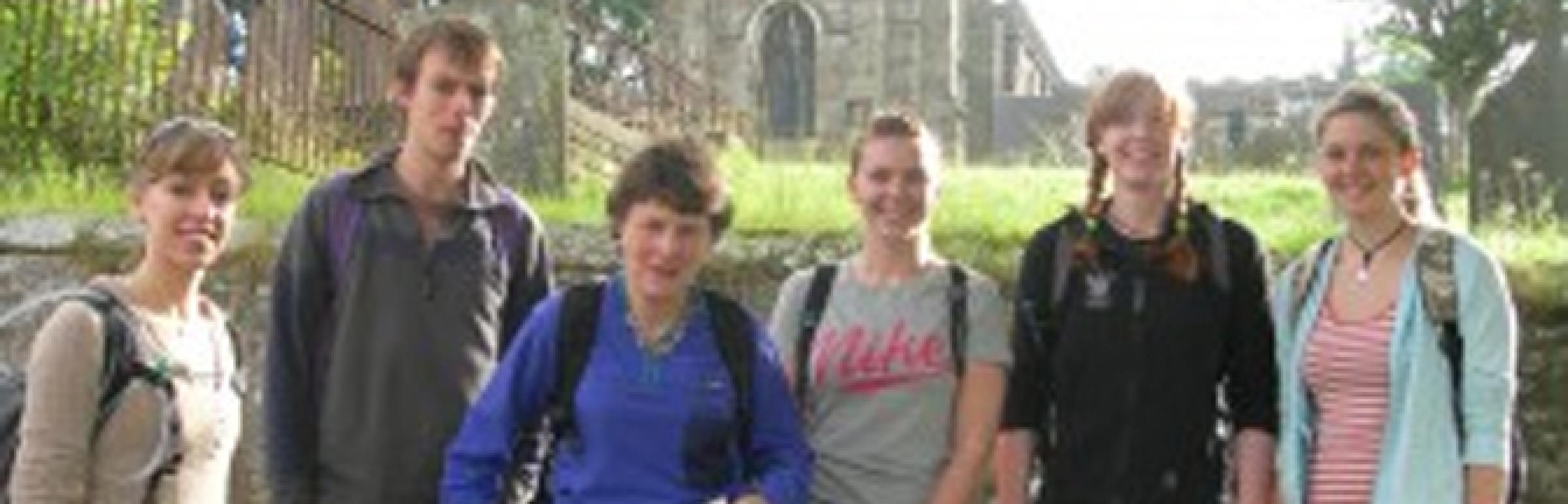 The Contours team ready to walk the Dovedale Dipper for charity